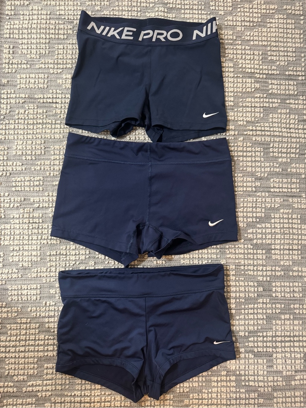 Nike Volleyball Dri-FIT Spandex Shorts Set of 3